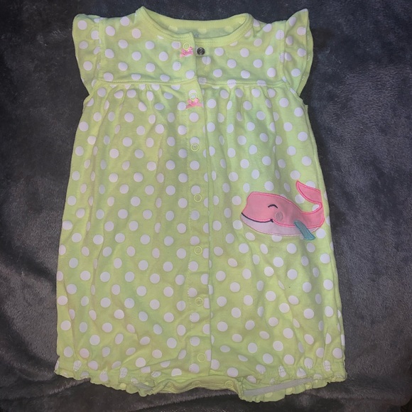 💔SOLD Carters 24 month romper! 💜 - Picture 1 of 3